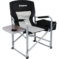 Складаний стілець KingCamp Director Chair Black/Medium Grey (2248.65.52) - придбати в Дніпрі, Україні: ціна, характеристики | інтернет-магазин TOUCH