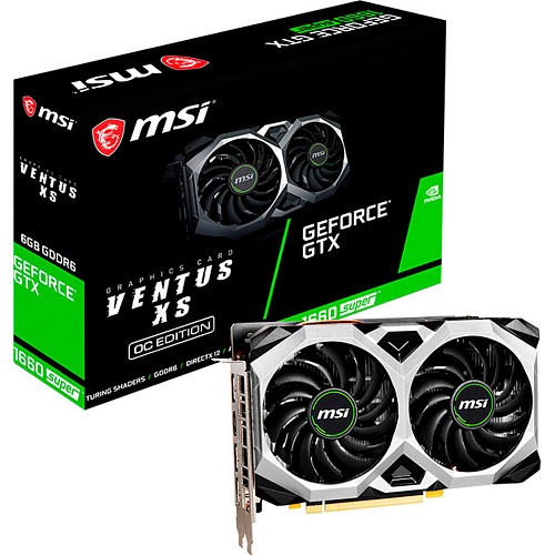 Видеокарта MSI GeForce GTX 1660 SUPER Ventus XS OC