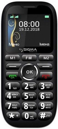 Мобильный телефон Sigma mobile Comfort 50 Grand (Black) UA-UCRF