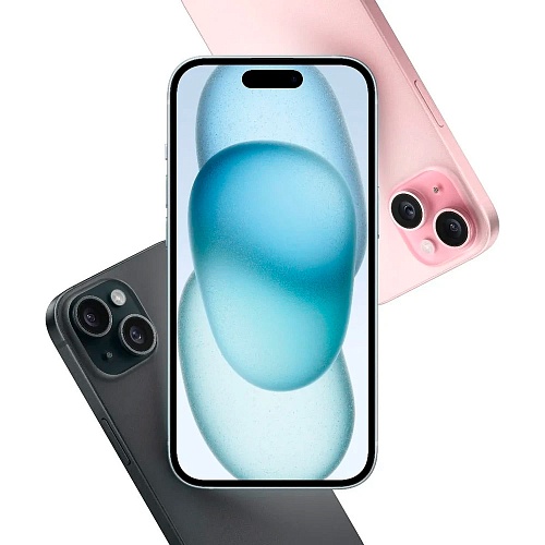 Смартфон Apple iPhone 15 256GB Black (MTP63) - купить в Днепре