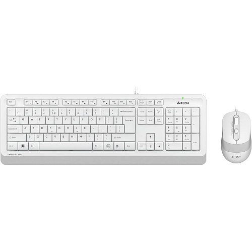 Комплект (клавиатура + мышь) A4Tech Fstyler F1010 White (1147556)