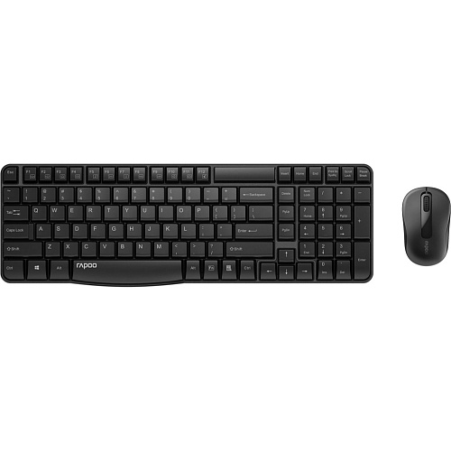 Комплект (клавиатура + мышь) Rapoo X1800S Black