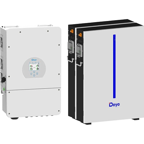 Система хранения энергии Deye SUN-10K-SG02LP1-EU-AM3 10kW + 2 АКБ RW-M6.1-B 12.2kWh (51.2V/120Ah/6144Wh)