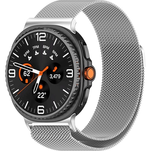 Ремешок ArmorStandart Milanese Magnetic для Samsung Galaxy Watch 8/8 Classic 20x113 mm Silver (ARM87361)