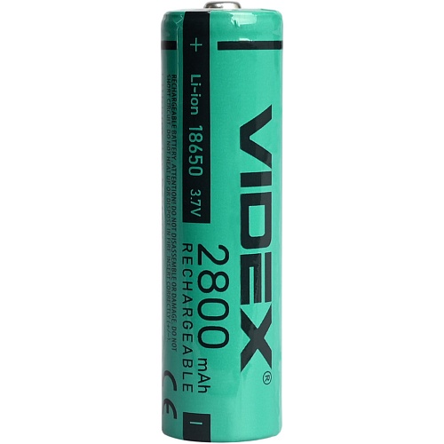 Аккумулятор Videx 18650 2800mAh Li-ion 1шт (18650/2800/1B)