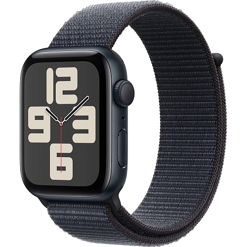 Смарт-часы Apple Watch SE 2 GPS 44mm Midnight Aluminium Case with Ink Sport Loop 2024 (MXEP3)