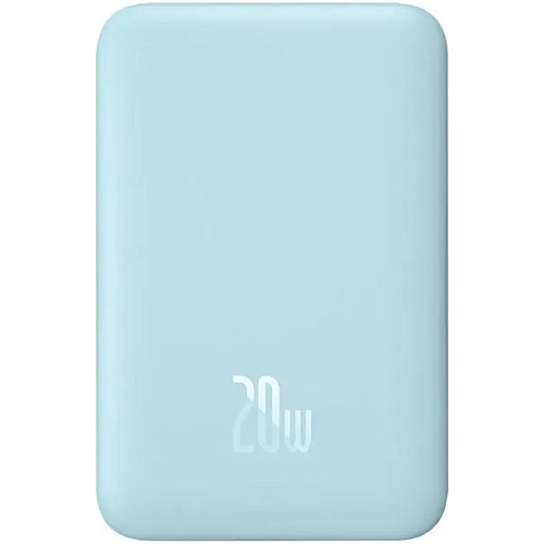 Внешний аккумулятор Baseus Magnetic Mini Wireless Fast Charge Power Bank 10000mAh 20W Blue  (PPCX110103) 
