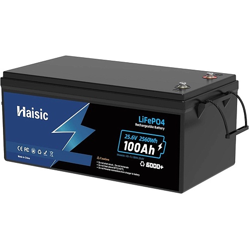 Акумулятор Haisic LiFePO4 24V (25.6V/100Ah/2560Wh) (HS-TL100AH) - придбати в Дніпрі, Україні: ціна, характеристики | інтернет-магазин TOUCH