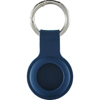 Чехол для поисковой метки Apple AirTag Silicone Key Ring Deep Navy HC