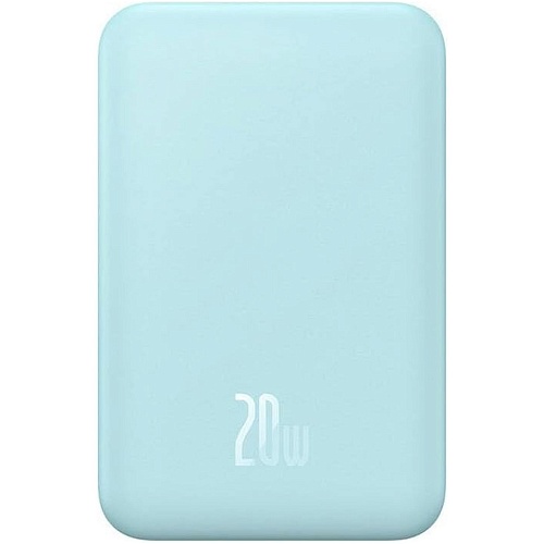 Внешний аккумулятор Baseus Magnetic Bracket Mini 5000mAh 20W Blue (P10022107313-00)