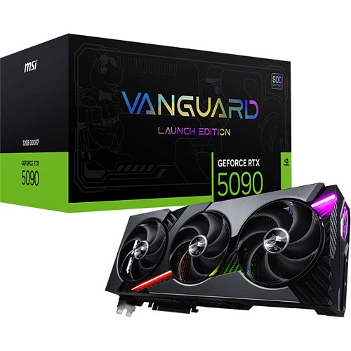 Видеокарта MSI GeForce RTX 5090 32G VANGUARD SOC LAUNCH EDITION (G5090-32VGSL) UA 