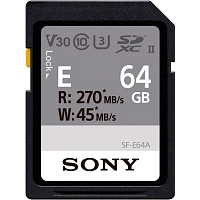 Карта памяти Sony SDXC Entry 64GB C10 UHS-II U3 V30 (SFE64A.ET4)