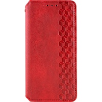Чехол-книжка GETMAN Cubic Case для Redmi Note 13 4G Red