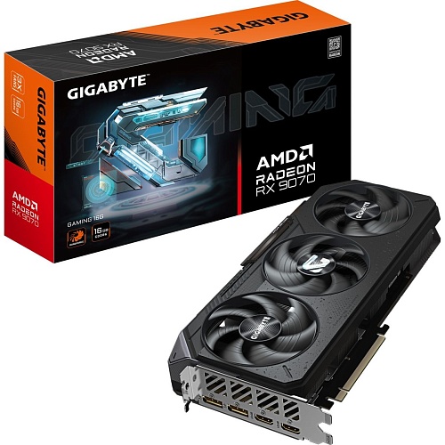 Видеокарта Gigabyte Radeon RX 9070 Gaming 16G (GV-R9070GAMING-16GD) UA