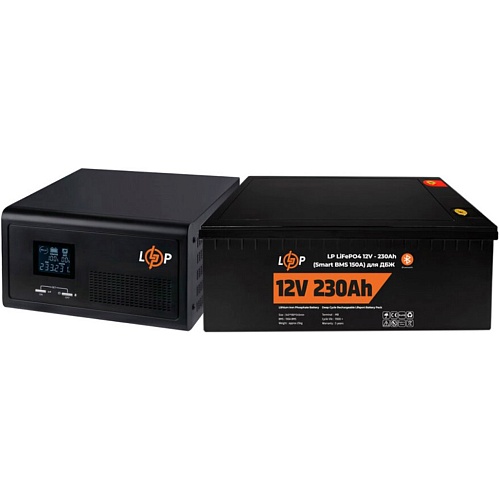 Источник бесперебойного питания (ИБП) LogicPower 1000VA + LiFePO4 2944Wh (20483)