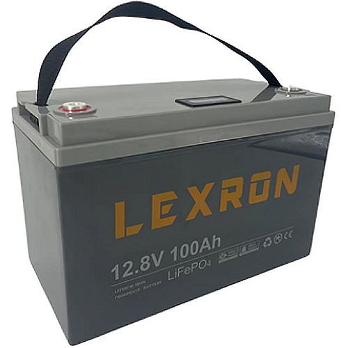Акумулятор Lexron LiFePO4 12V (12.8V/100Ah/1280Wh) (LR-LTM-12.8V-100AH) - придбати в Дніпрі, Україні: ціна, характеристики | інтернет-магазин TOUCH