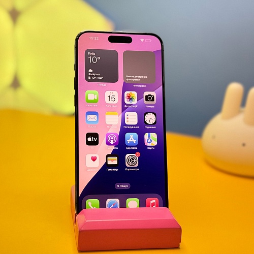 Смартфон Apple iPhone 15 Pro Max 256GB Blue Titanium eSim (2884) Б/У