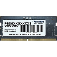 Модуль памяти SO-DIMM DDR5 Patriot Signature Line 8GB 5600MHz (PSD58G560041S)