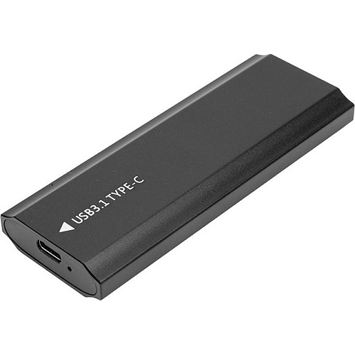 Внешний карман PowerPlant NVMe/SATA M.2 SSD to USB 3.1 Black (HC380459)