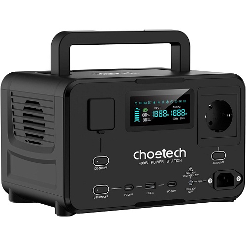 Зарядная станция Choetech BS007 400W (BS007-EU-BK)