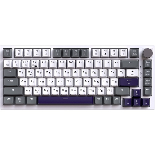 Клавиатура GamePro Genesis Warden MK160P White/Grey