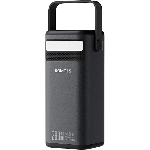 Зовнішній акумулятор Romoss PMT75 75000mAh 280W Black (PMT75-1E2-2133H) - придбати в Дніпрі, Україні: ціна, характеристики | інтернет-магазин TOUCH