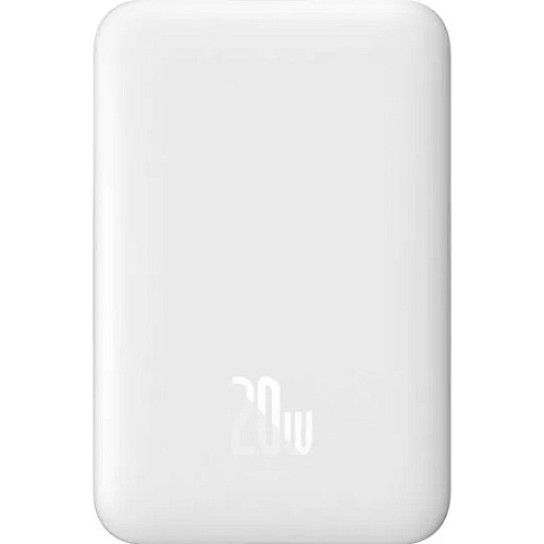 Внешний аккумулятор Baseus Magnetic Mini Wireless Fast Charge Power Bank 10000mAh 20W White (PPCX030002)