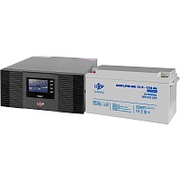Источник бесперебойного питания (ИБП) LogicPower UPS B1500 + АКБ MG 1800Wh (20001)