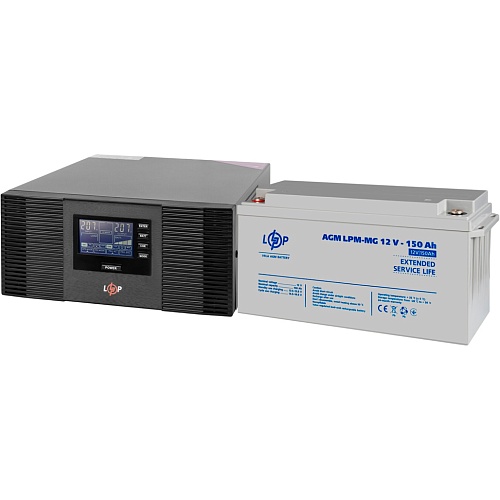 Источник бесперебойного питания (ИБП) LogicPower UPS B1500 + АКБ MG 1800Wh (20001)