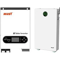 Система хранения энергии Must PV18-6248ECO 6.2kW + АКБ LP28-48200 10.2kWh (51.2V/200Ah/10240Wh)