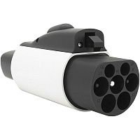 Адаптер-переходник для зарядки электромобиля Voltronic Type2 - NACS 7kW 32A Black/Grey (AC-OZT2-Type2-NACS32A)