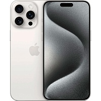 Смартфон Apple iPhone 15 Pro Max 1TB eSIM White Titanium (MU6G3)