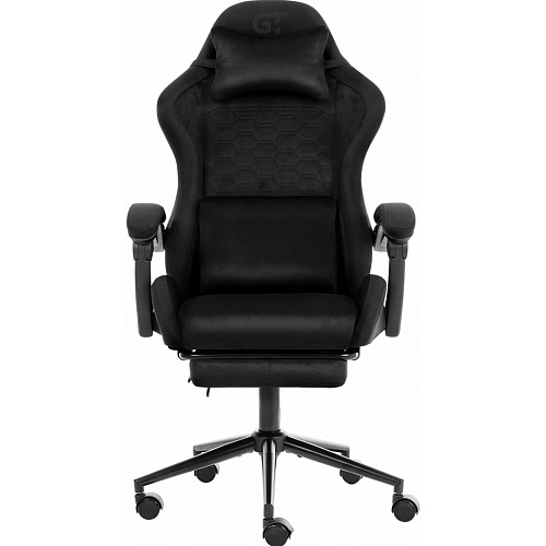 Геймерское кресло GT Racer X-2338 Fabric Black/Black Suede