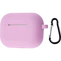 Чехол Silicone Case + Carabine для Apple AirPods Pro 2 Lilac