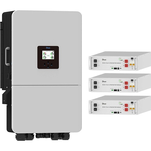Система зберігання енергії Deye SUN-15K-SG05LP3-EU-SM2 15kW + 3 АКБ SE-G5.1 Pro-B 15.3kWh (51.2V/100Ah/5120Wh) - придбати в Дніпрі, Україні: ціна, характеристики | інтернет-магазин TOUCH