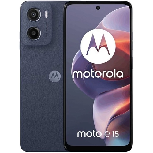 Смартфон Motorola Moto E15 2/64GB Denim Blue (PB6S0021PL) UA-UCRF