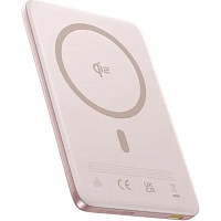 Внешний аккумулятор Baseus PicoGo Ultra Slim Qi2 10000mAh 27W Pink (E0027202)