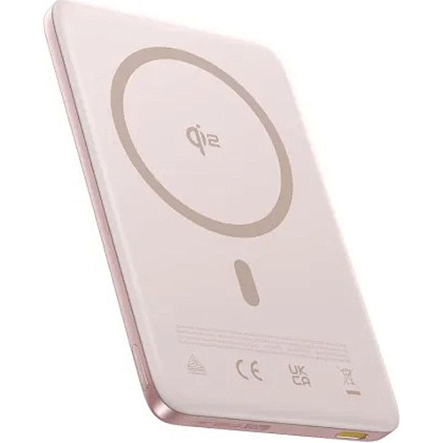 Внешний аккумулятор Baseus PicoGo Ultra Slim Qi2 10000mAh 27W Pink (E0027202)