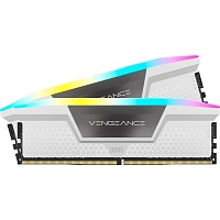 Модуль памяти DDR5 Corsair Vengeance RGB 2x16GB 6000MHz White (CMH32GX5M2E6000Z36W)
