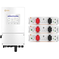 Система зберігання енергії Solis S6-EH1P6K-L-PLUS 6kW + 3 АКБ FelicityESS FLA48100UG1 15.3kWh (51.2V/100Ah/5120Wh) - придбати в Дніпрі, Україні: ціна, характеристики | інтернет-магазин TOUCH