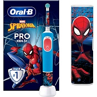 Електрична зубна щітка Oral-B D103 Vitality Pro Kids Spider-Man Case Special Edition - придбати в Дніпрі, Україні: ціна, характеристики | інтернет-магазин TOUCH