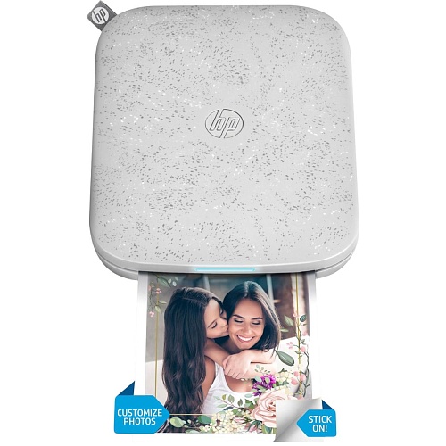 Портативный фотопринтер HP Sprocket 3x4 Silver (HPISP3X4W) 