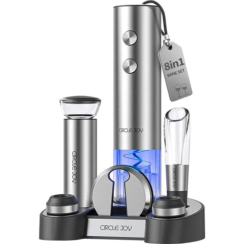 Винный набор Circle Joy Stainless Steel Rechargeable Electric Wine Set (CJ-EKPQ-TZ01)