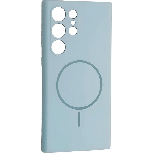 Чехол DK Luxury Silicone Case with MagSafe для Samsung Galaxy S23 Ultra Lilac Cream