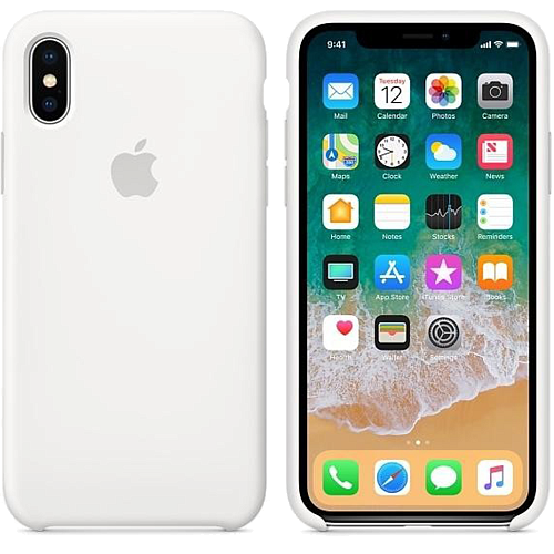 Чохол Silicone Case для Apple iPhone X White AAA - придбати в Дніпрі, Україні: ціна, характеристики | інтернет-магазин TOUCH