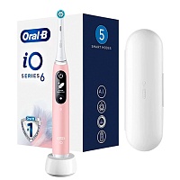 Електрична зубна щітка Oral-B iO Series 6 Pink - придбати в Дніпрі, Україні: ціна, характеристики | інтернет-магазин TOUCH