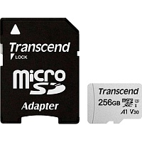 Карта пам'яті Transcend microSDXC 300S 256GB UHS-I (U3) + adapter SD (TS256GUSD300S-A) - придбати в Дніпрі, Україні: ціна, характеристики | інтернет-магазин TOUCH
