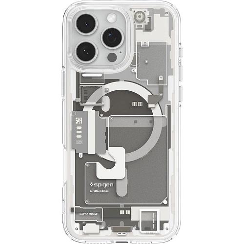 Чехол Spigen Ultra Hybrid with MagSafe для Apple iPhone 16 Pro Max Zero One Natural Titanium (ACS08381)
