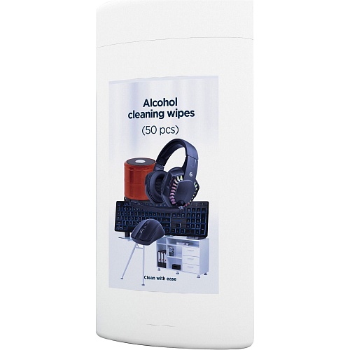Спиртовые салфетки для очистки Gembird CK-AWW50-01 100 шт.