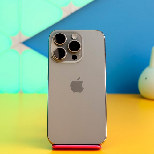 Смартфон Apple iPhone 15 Pro 256GB eSIM Natural Titanium (MTQU3) Б/У - придбати в Дніпрі, Україні: ціна, характеристики | інтернет-магазин TOUCH
